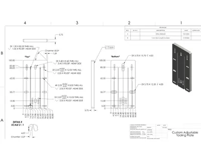 CUSTOM ADJ. TOOLIN PLATE